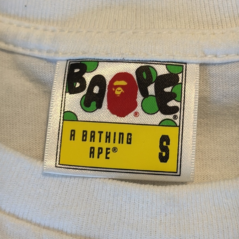 A Bathing Ape white t-shirt - Picture 4 of 5